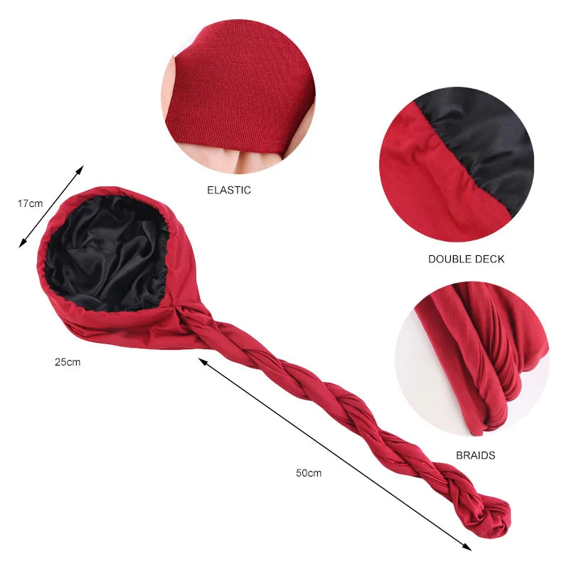 Elastic Turban Twist Head Wraps