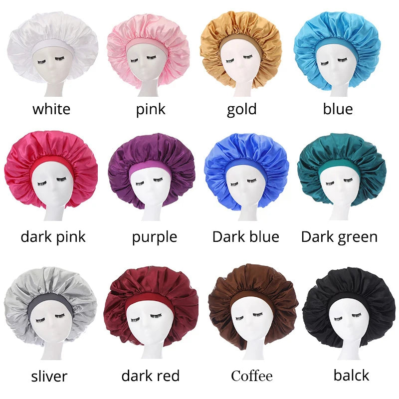 Plus-Sized Satin Bonnet
