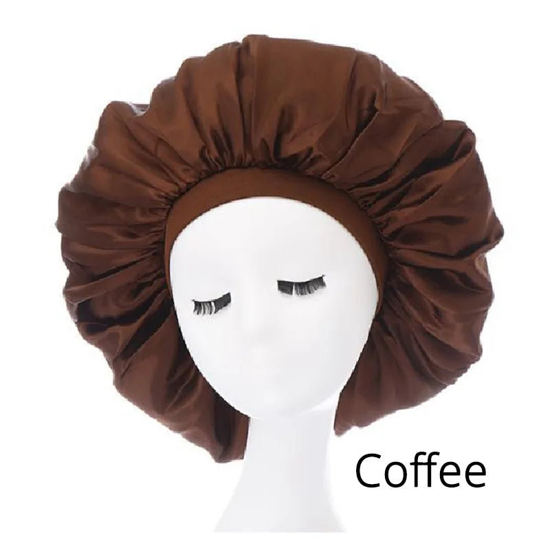 Plus-Sized Satin Bonnet
