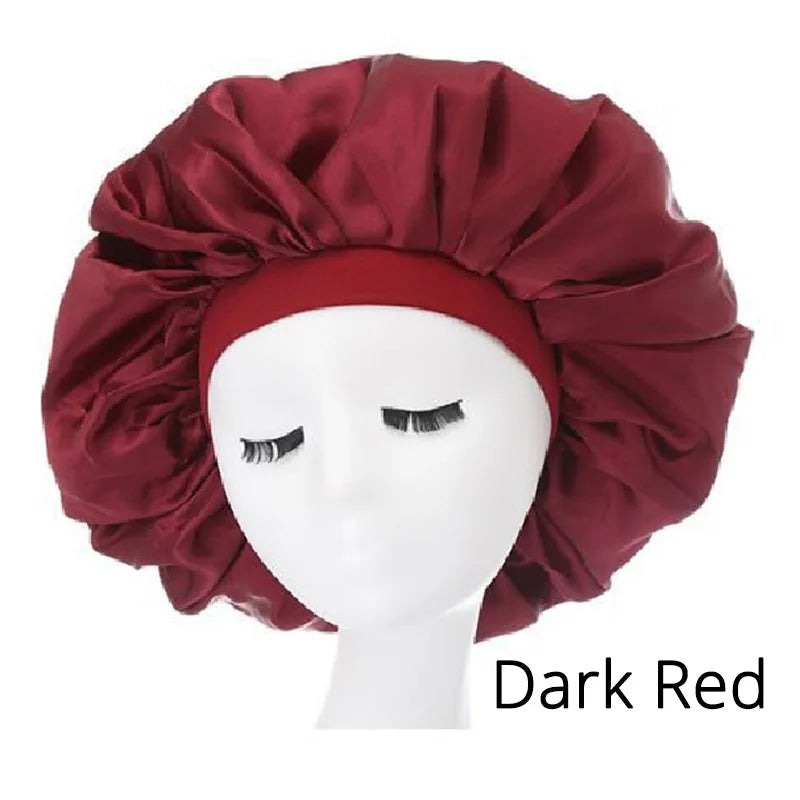 Plus-Sized Satin Bonnet