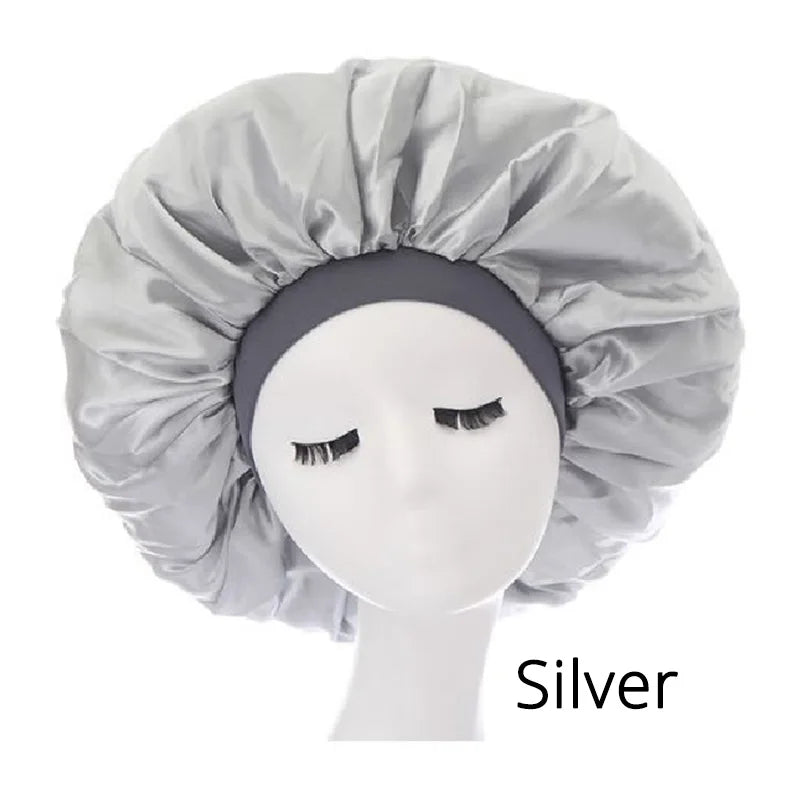 Plus-Sized Satin Bonnet
