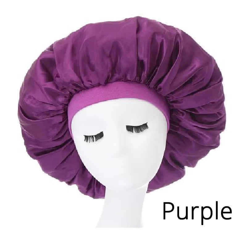 Plus-Sized Satin Bonnet