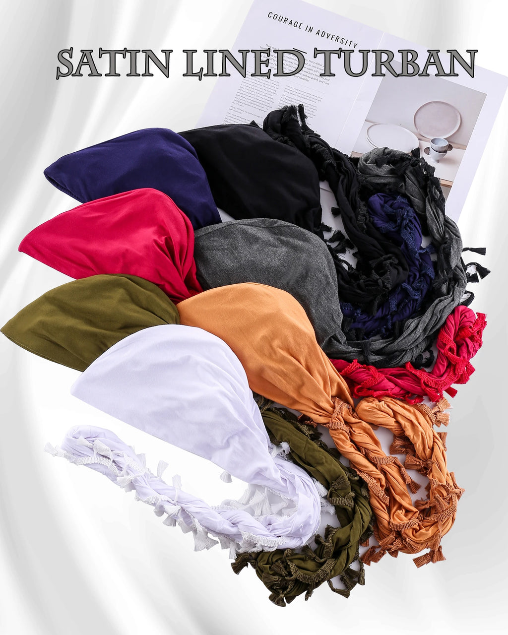 Vintage Twist Turban Head Wraps