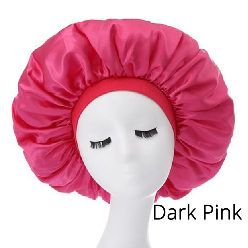 Plus-Sized Satin Bonnet