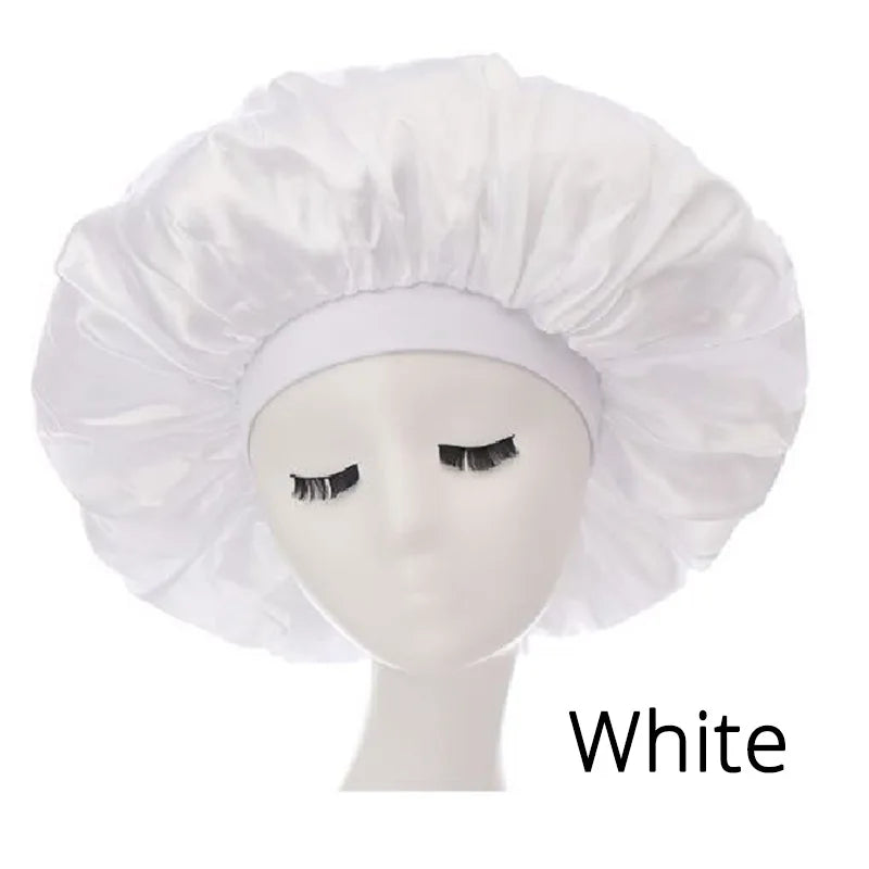 Plus-Sized Satin Bonnet