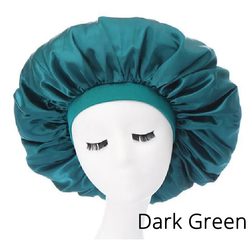Plus-Sized Satin Bonnet