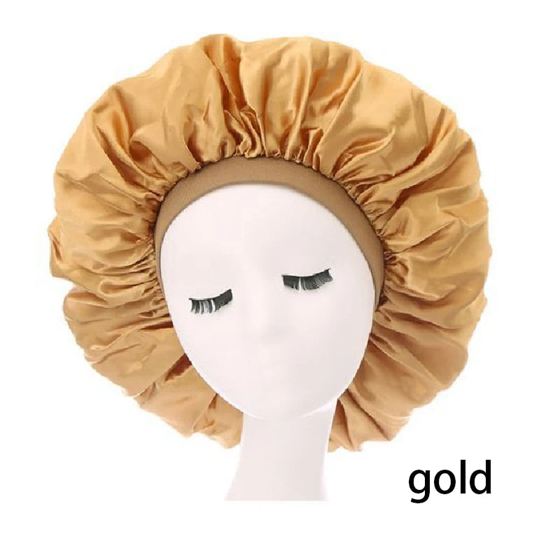 Plus-Sized Satin Bonnet